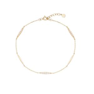 미니골드 14k 프론스바포인트팔찌 BMSM4071