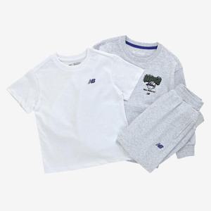 [뉴발란스]뉴발란스 키즈3PCS 일러스트 라운드 셋업 NK9YF1205U-