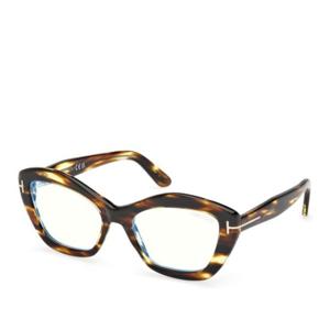 톰포드 토르토이즈쉘 프레임 렉탱귤러 안경 FT6044 B 54055 055