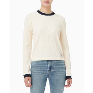 [캘빈클라인 진]여성 L/S 와플 티셔츠(47D225G)