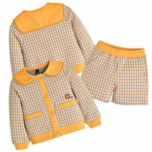 [모이몰른]유아 메이체크 가디건 상하복 세트 M233STG39P