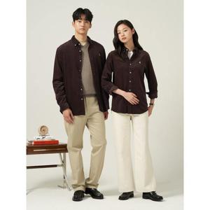 [빈폴멘] 남녀공용 코듀로이 셔츠 - 브라운 (BC5964C33D)