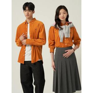 [빈폴멘] 남녀공용 코듀로이 셔츠 - 오렌지 (BC5964C338)