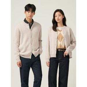 [빈폴멘] 남여공용 베럴비 라운드 카디건 - 베이지 (BC595AC11A)