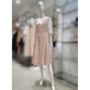 [씨]MARIOSI레이어드 느낌 앞트임 플레어 원피스SGOAF2560