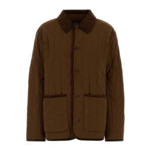 아페쎄 코듀로이 칼라 레오네 퀼티드 재킷 PAAGAM32007 CAA