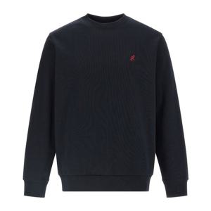 그라미치 콘트라스트 로고 자수 크루넥 맨투맨 G308FT DARKNAVY