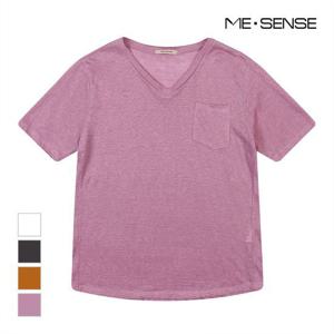 [미센스]MARIO브이넥 반팔 시스루티셔츠_MB16TSP204Z