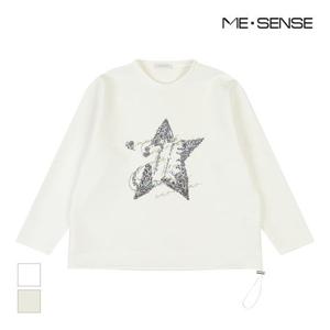 [미센스]MARIO스팽글 포인트 티셔츠_MB33TSM307Z