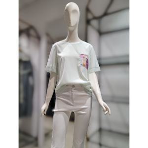 [씨]MARIOSI포켓 레터 프린트 포인트 블라우스SGBAF2464