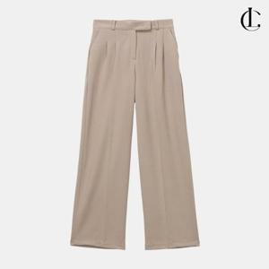 엘케이트 여성 슬랙스 와이드 핀턱 팬츠 스판 히든밴딩 직장인 정장팬츠 LABP004