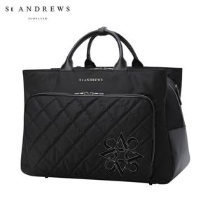 [세인트앤드류스] 여성 엠보 별 심볼 스퀘어 보스턴백 821E3BB152_BK