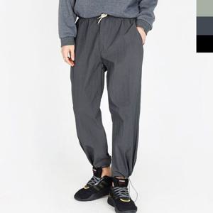 남자와이드팬츠 D18 남자 와이드 조거팬츠 스트링 밴드 바지 오버핏