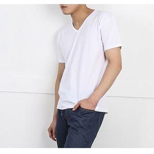 남자반팔티 남성 브이넥 기본 반팔티 1P 무지티 이너 면티셔츠