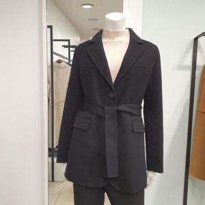 아니베에프 세이브존01 모직 벨티드 하프코트 A3AWHC300