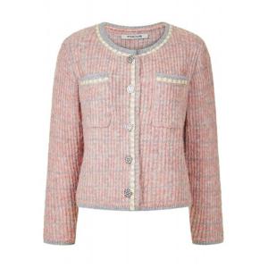 [포커스]포커스 웜 헤어 트위드 니트 가디건_VF5F1KC4621