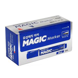 모닝글로리 유성 매직마카 12개 청색