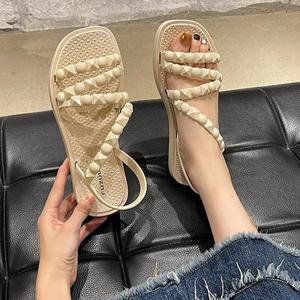 [잇백잇슈] 글라이드플랫샌들 스타일리시 캐주얼 여성