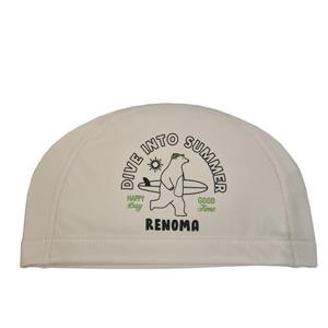 레노마수영복 HC04 남여 성인 공용 서핑곰돌이 폴리텍스 수모 RC2C006(WH)