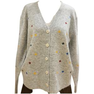 [스튜디오화이트]컬러크로스자수 가디건 (MK9CDS558)