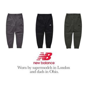 뉴발란스 UNI 에센셜 우븐 카고 조거 팬츠_NBNTD21023