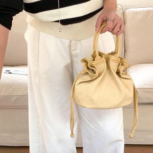 [잇백잇슈] 캔버스버킷토트백 조리백 파우치 트렌디