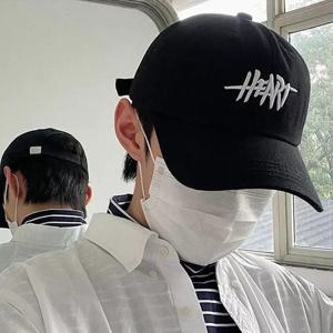 [잇백잇슈] 하트레터링캐주얼볼캡 데일리 패션모자