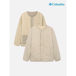 유니 리버시블 플리스 자켓_베이지 (C64-YUD329)