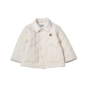 [닥스베이비]닥스베이비 베어 자수 퀼팅 자켓 (아이보리) EVF25JP01M_IV