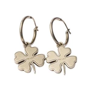 프라다 메탈 후프 이어링 참 다크 그레이 2IO265-2HKR-F0116