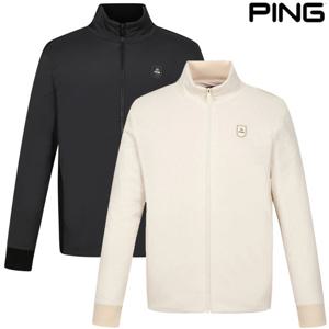 골프양말증정_PBS 남성 우븐 믹스 배색 니트 점퍼 111E3JP282