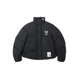 메종미하라야스히로 로고 디테일 패딩 재킷 K15BL321