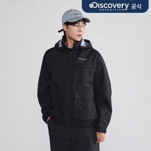 남성 하이넥 블루종 사파리 워크 자켓 (BLACK)