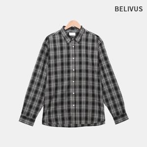 빌리버스 남자 데일리 가을 환절기 포켓 체크 셔츠 남방 BLFK001