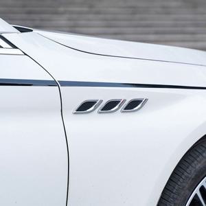 샤크 펜더 벤트 3D 크롬스티커 (2p 1set) / DIY