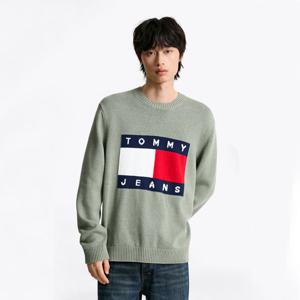 타미진 남성 멜란지 플래그 스웨터 T32F7KTO41TMT1