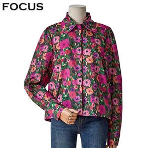 [포커스]FOCUS 플라워어깨블라우스_FF3H7BL0040