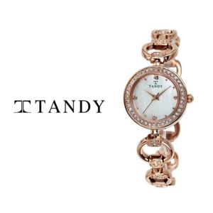 TANDY 탠디 모던클래식 여성용 메탈시계 4016 로즈골드