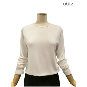 [에이비에프지]솔리드 라운드넥 모달 긴팔 티셔츠 APZ4HK37J