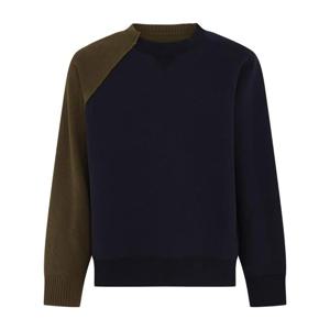 사카이 울 니트 스폰지 스웨트 셔츠 82I-TPW001