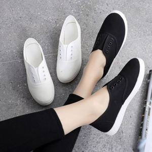 여성운동화 여자 스니커즈 4컬러 1P 끈없는 운동화 캐주얼 단화