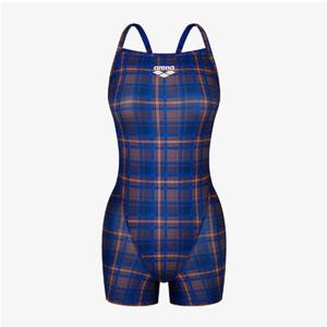 [ARENA 아레나]컨트리 체크 2부 반신 싱글 수퍼플라이백A5FL1LH05BLU