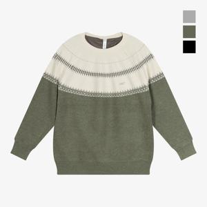 클라우스 남성 골프웨어 방풍안감 패턴 라운드 골프니트 FH25WM2505_KH IS