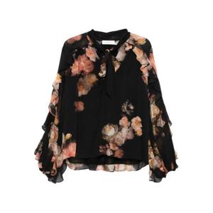 짐머만 블라우스 5342TF251RFLR BLACK