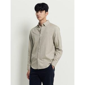 [빈폴멘] 브러쉬드 헤링본 셔츠 카키 (BC5964C22H)