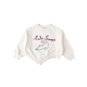 [리틀그라운드](CR)테일스쿱-러브캣언발란스맨투맨(75A14-334-03)