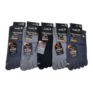 아놀드파마 무지컬러 메쉬 봉조 발가락 단목 양말 5켤레