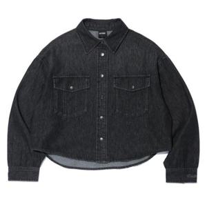 리트머스 HC12 크롭  긴팔 데님셔츠 LP1YF090-076