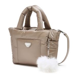 닥스골프 여성 베이지 패딩 토트백DNGF5F751I2