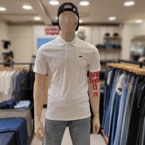 리바이스 하우스마크 슬림핏 반팔카라티 A4842-0002